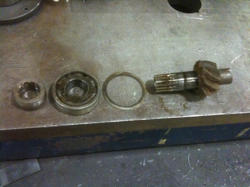 Yamaha Big Bear Rebuild Rear Diff Removing Bearings and Seals