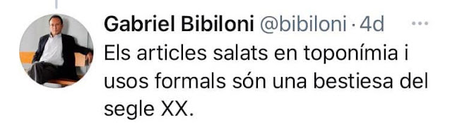 Gabriel Bibiloni, articles salats