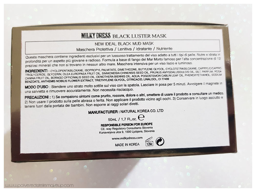 inci Black Luster Mask Milky Dress inci Black Luster Mask Milky Dress