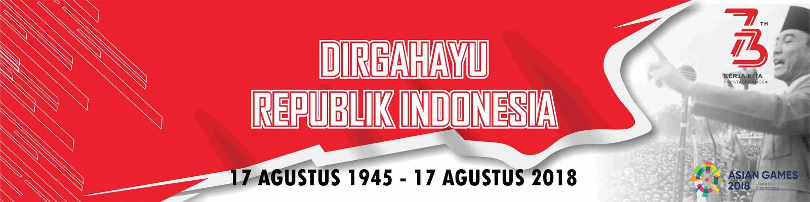 Kumpulan Desain Spanduk Hut Ri Ke 73 Format Cdr Kangtutorial Com