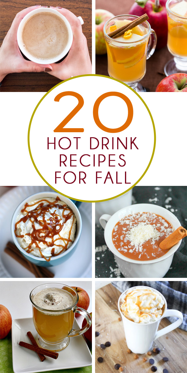 {seasonal style} Fall Hot Drink Station + 20 Hot Drink Recipes and a