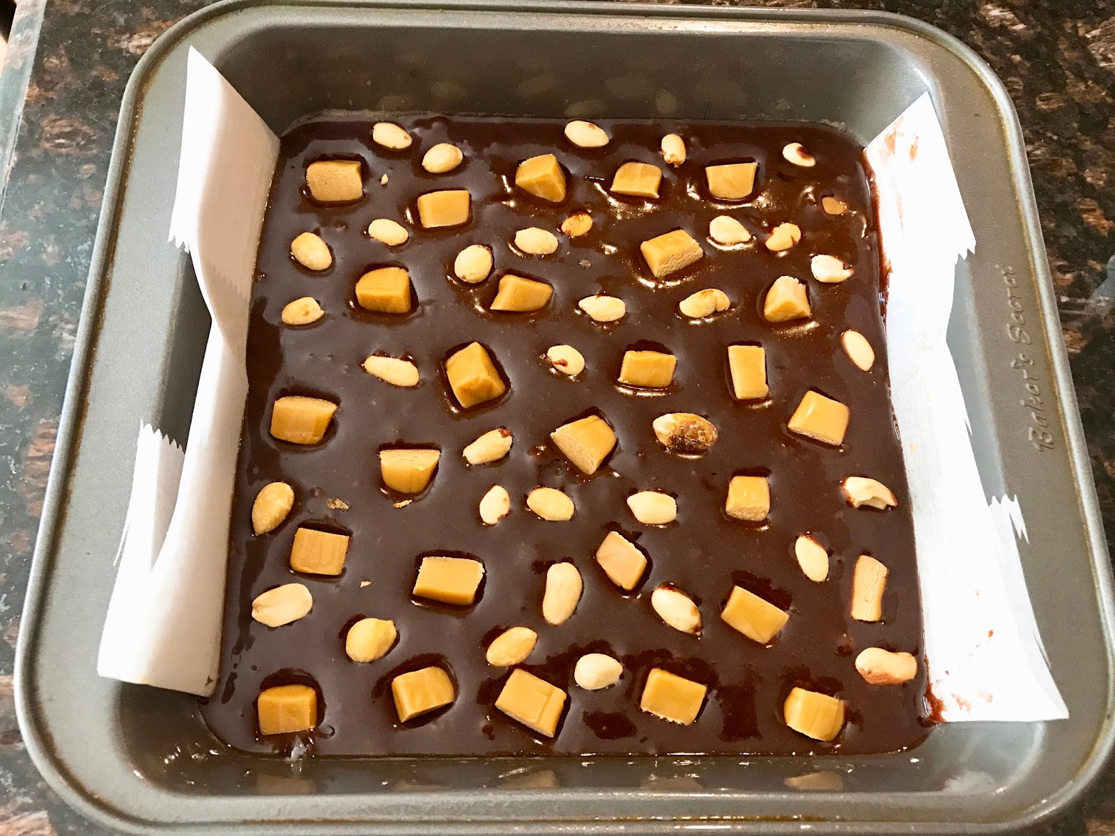 Caramel Nut Brownies