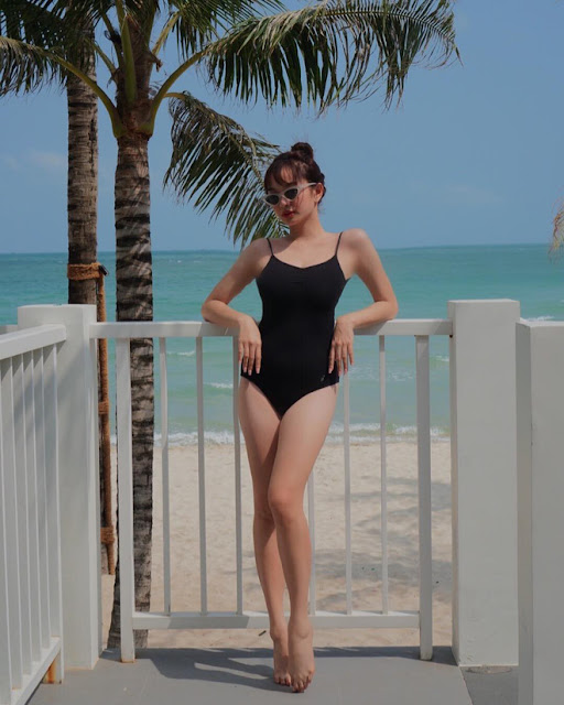 Ảnh người đẹp Việt Nam: diễn viên Kaity Nguyễn mặc bikini 13