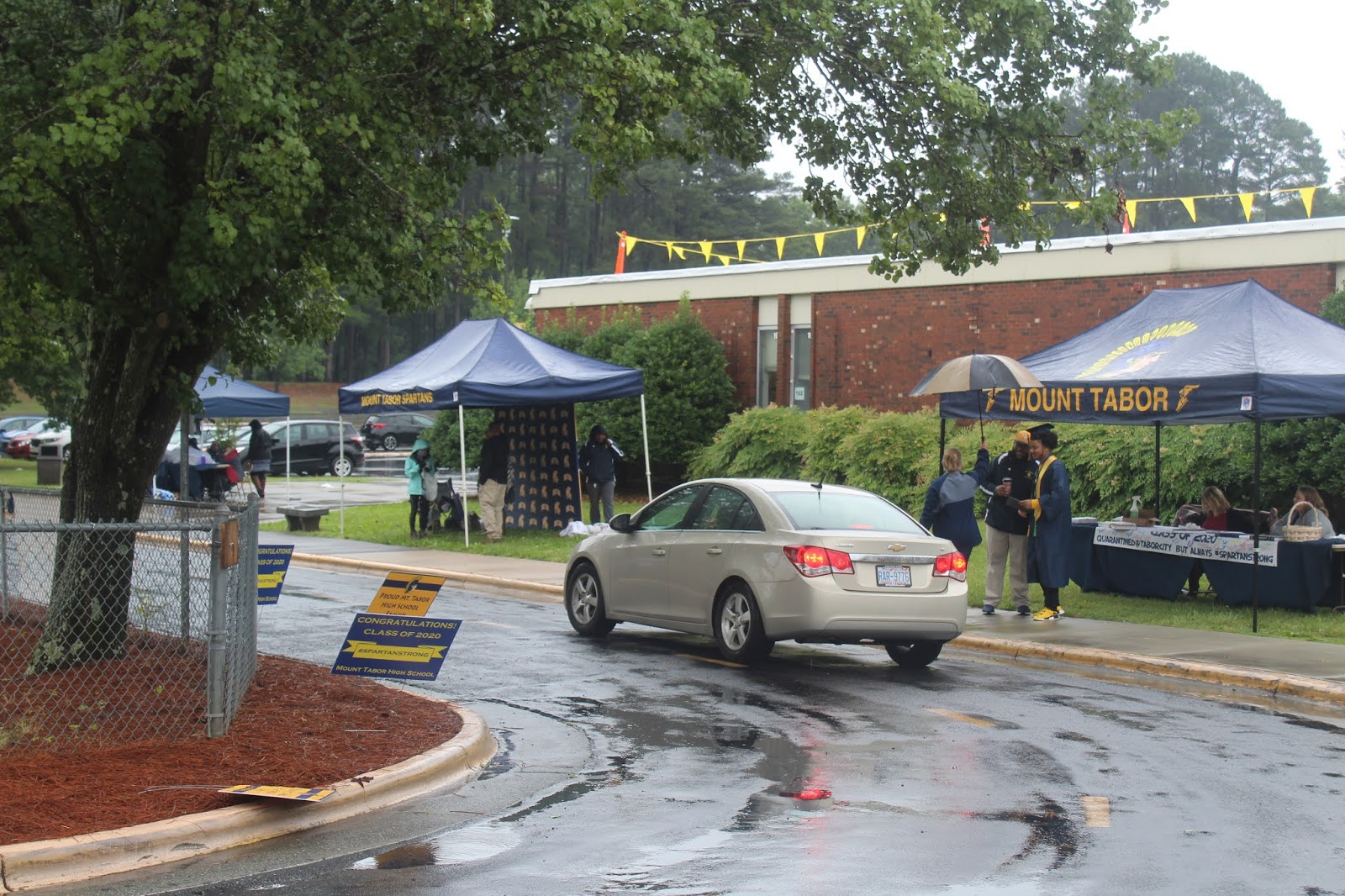 Your Permanent Record DriveThrough Graduation at Mount Tabor High