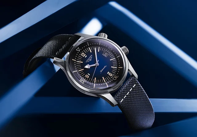 Longines - Legend Diver with Blue or Brown gradated dials | Time and ...