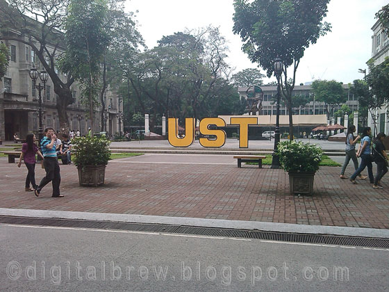 Digital Brew: University of Santo Tomas: Commuting, Sights and Landmarks