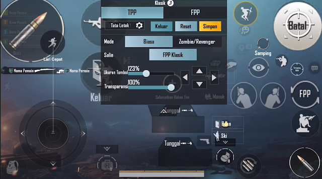Kode Kontrol PUBG 5 Jari