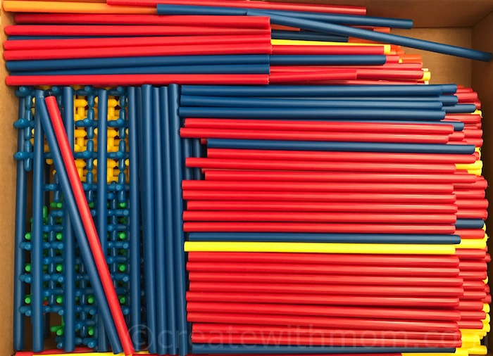 Create With Mom Straws and Connectors Encourage Developmental Skills