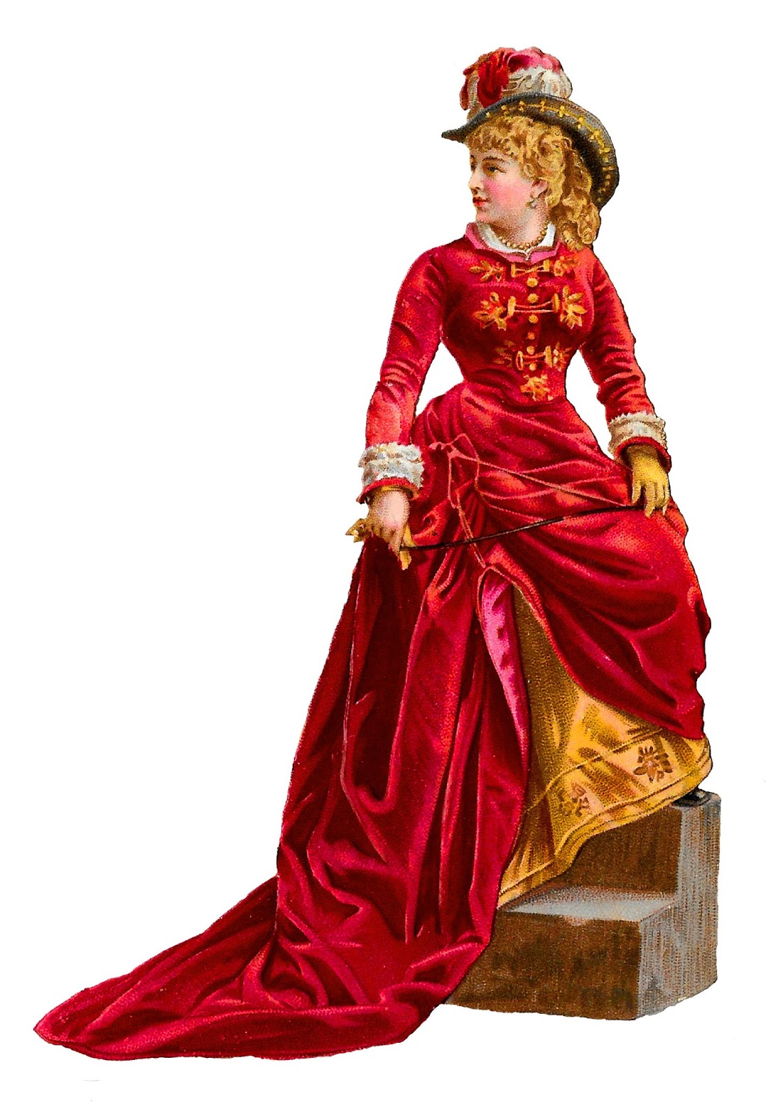 The Graphics Monarch Free Victorian Antique Fashion Stock Dress Images