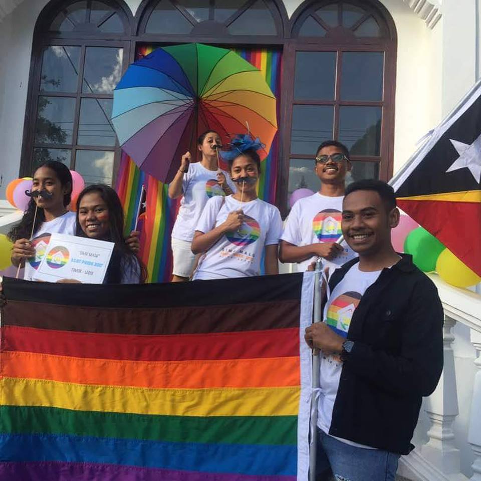 Team- Timor Leste Youth for Peace supporting LGBT PRIDE 2k17