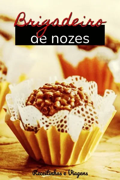 Receita de brigadeiro de nozes