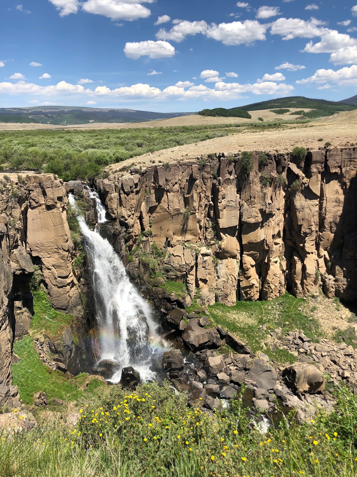 Nowhere to Go But East Clear Creek Waterfall