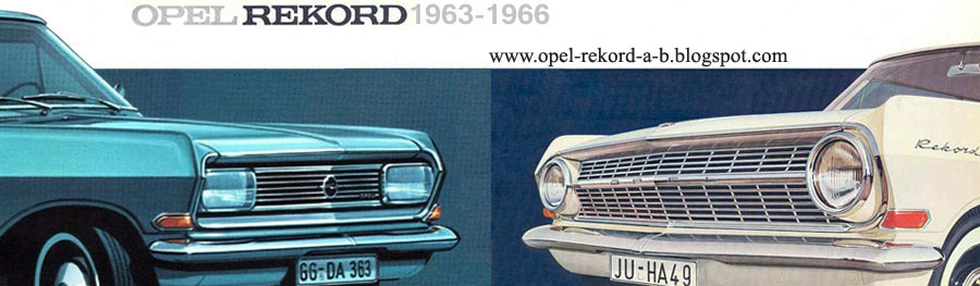 Opel Rekord A & B