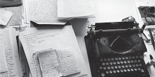 Image d'une machine à écrire