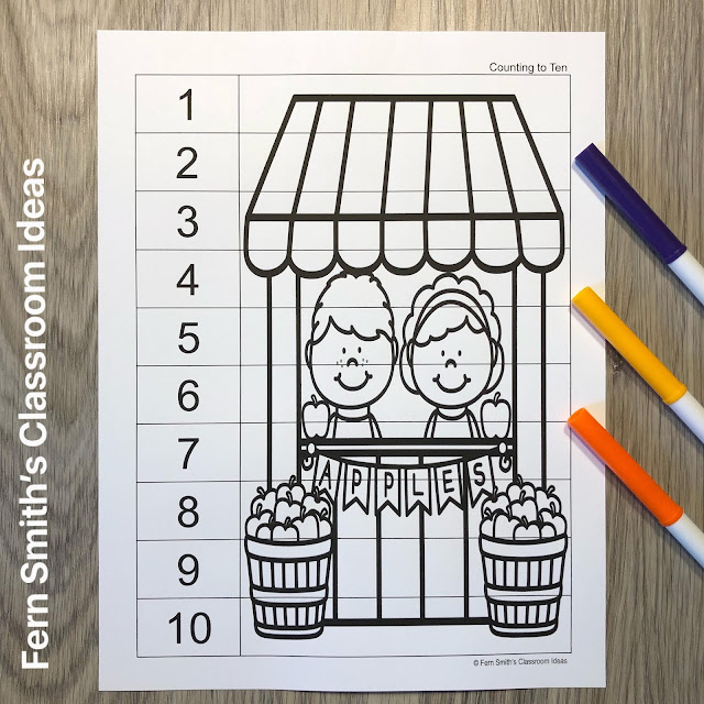 Click Here to Download This Fall Counting Puzzles Resource for Your Students Today!