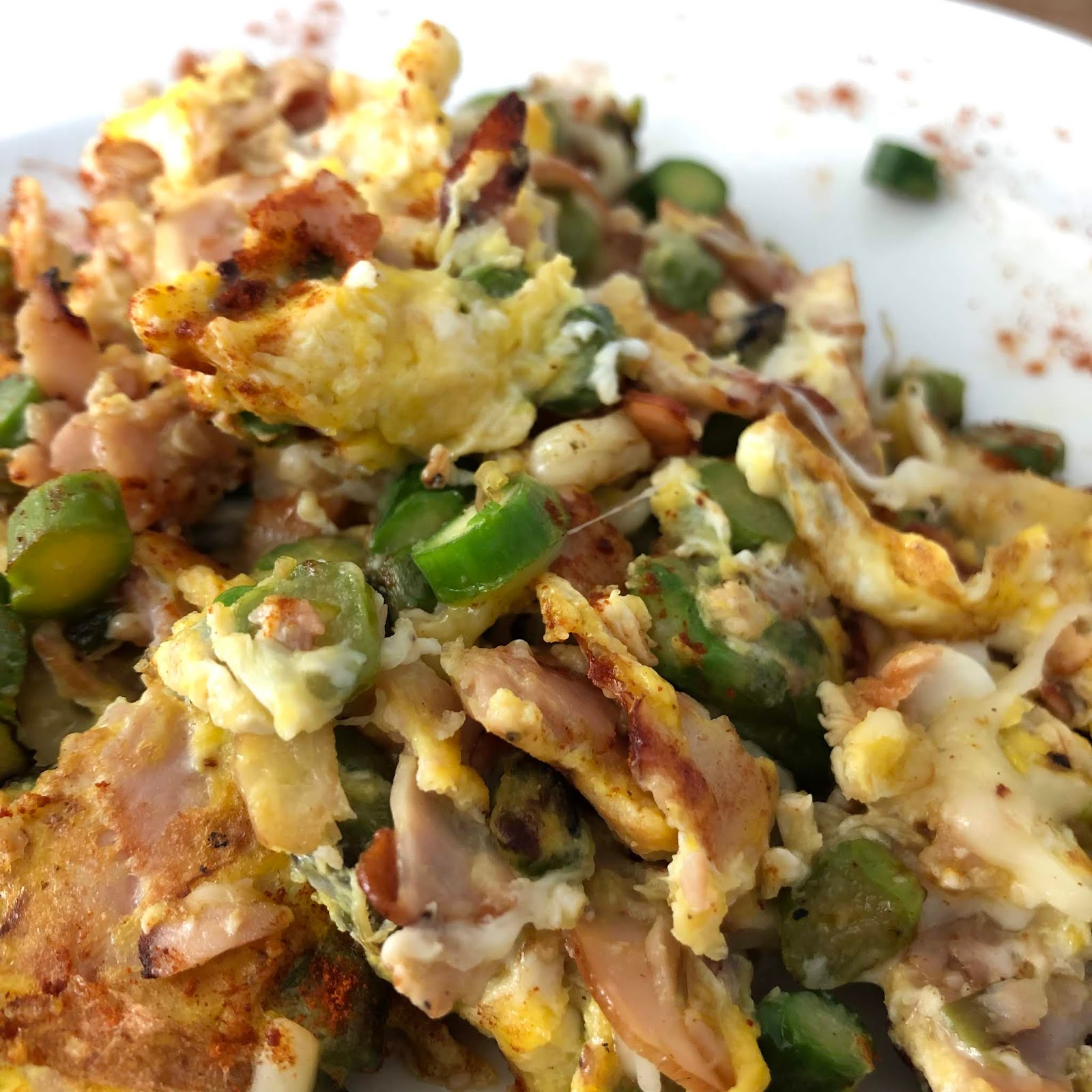 Miss Golosinas: Huevos revueltos con espárragos ...Rührei mit Spargel ... Miss Golosinas: Huevos revueltos con espárragos ...Rührei mit Spargel ...