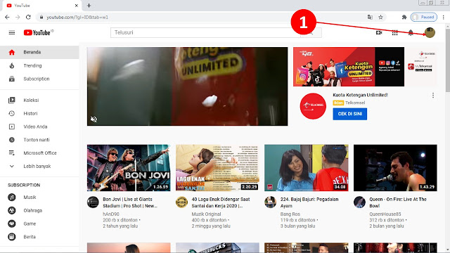 tutorial youtube, mengganti nama channel youtube, youtube channel, youtube, tutorial,