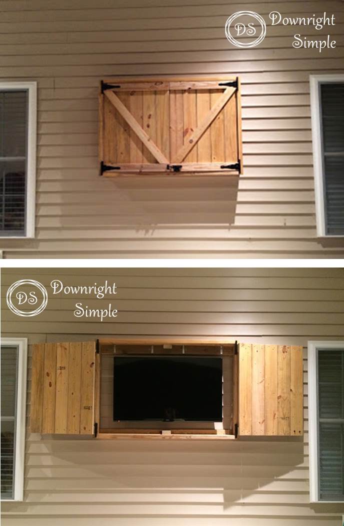 Downright Simple Outdoor Tv Cabinet