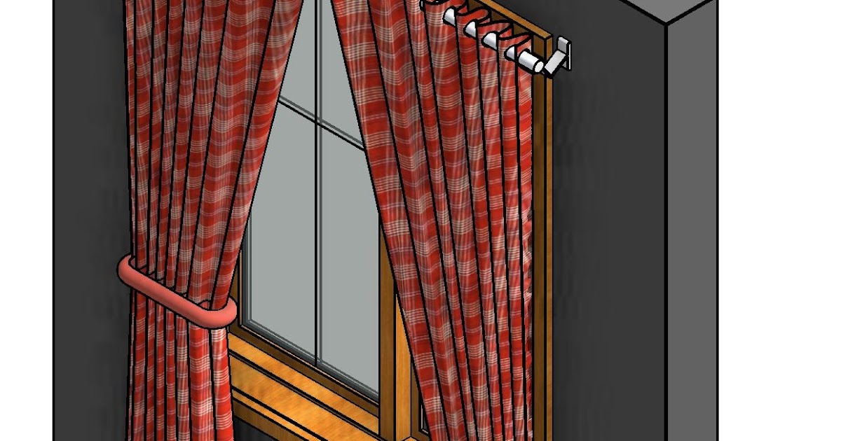 Modeling Realistic Curtains in Revit Revit Curtain Family TEST.CADNEEDS