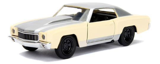 1971 Chevy Montecarlo coleccion rapido y furioso, coleccion rapido y furioso jada toys, coleccion rapido y furioso 1/32, 1971 Chevy Montecarlo