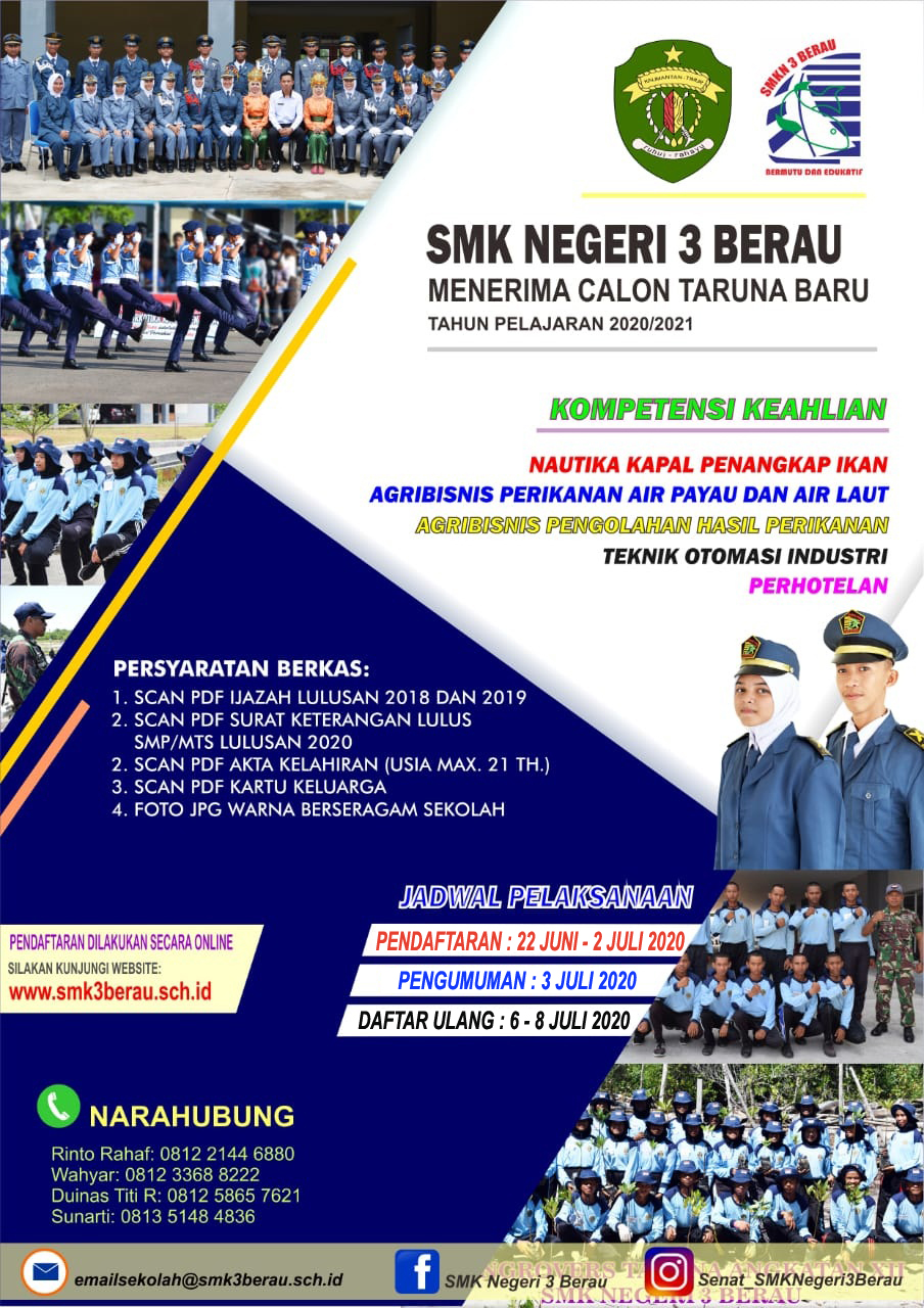Penerimaan Calon Taruna Baru Smk Negeri 3 Berau