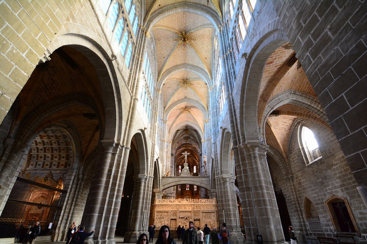 Nef de la cathédrale d'Avila. Nef de la cathédrale d'Avila.