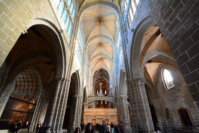 Nef de la cathédrale d'Avila. Nef de la cathédrale d'Avila.
