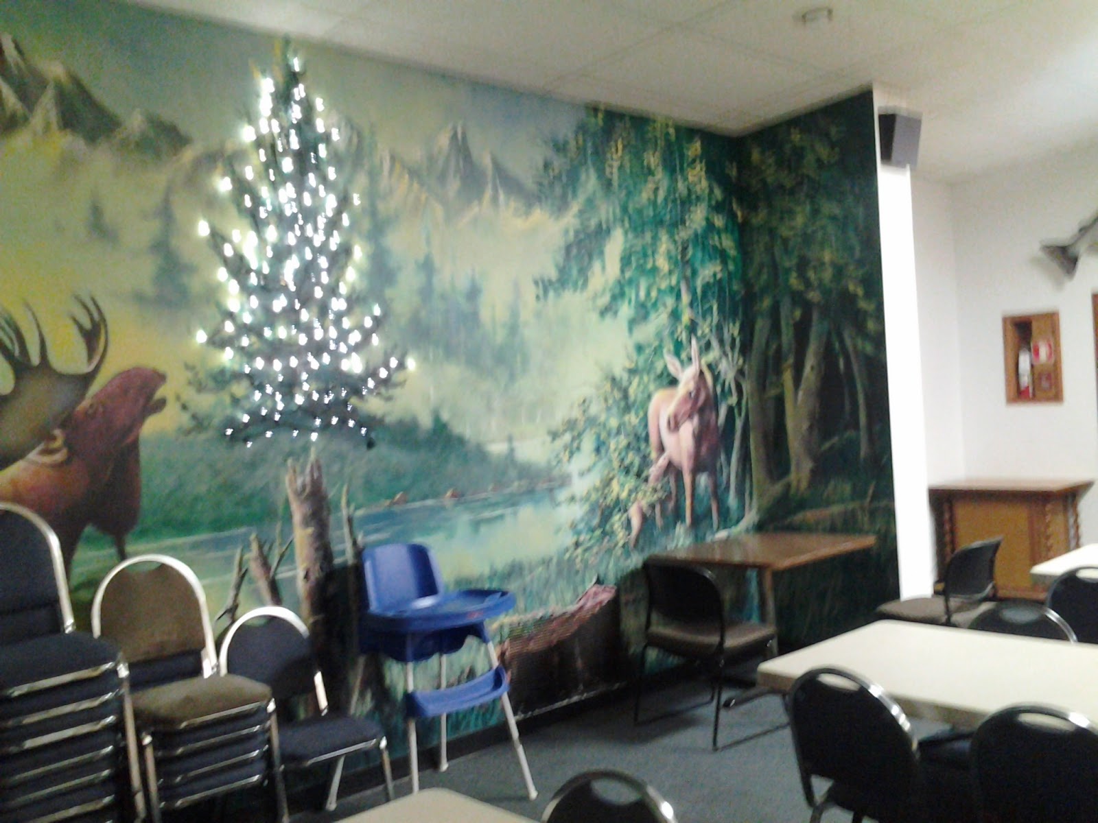 James Abbott, East Grays Harbor County Muralist Moose Lodge, Montesano