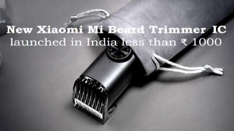 mi beard trimmer price flipkart
