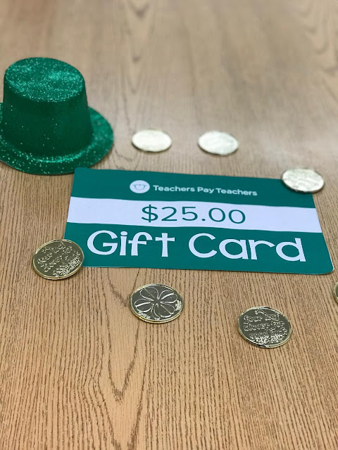 Teacher Giveaway - St. Patrick's Hat and $25 Teachers Pay Teachers Gift Card