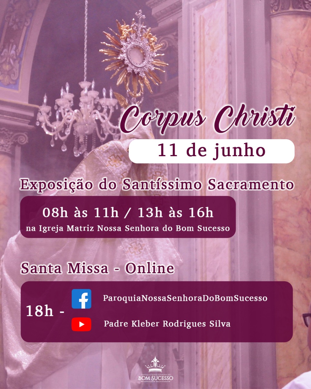 Walter Magui em Foco Paróquia Nossa Senhora do Bom Sucesso celebra Corpus Christi Walter Magui em Foco Paróquia Nossa Senhora do Bom Sucesso celebra Corpus Christi