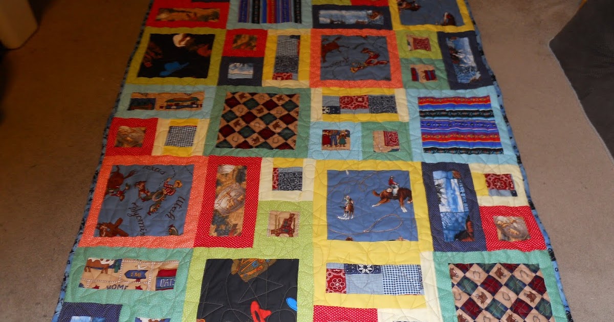 Quilter Jan Project Linus two quilts