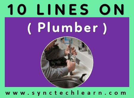 short essay on plumber