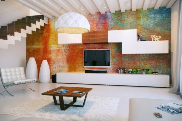 Modern TV wall – for a more pleasant evening!