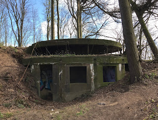 Remains of one of the gun emplacements at Hound Point Battery, Dalmeny Estate, near South Queensferry.  Photo by Kevin Nosferatu for the Skulferatu Project