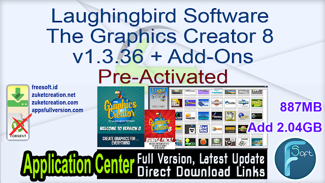 Laughingbird Software The Graphics Creator 8 v1.3.36 +Add-Ons Pre-Activated