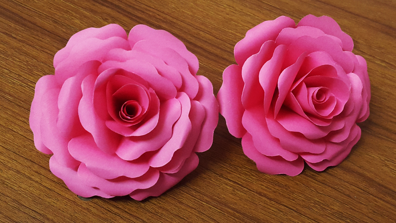 Colors Paper Rose Flower from Paper How to Make Paper Roses DIY