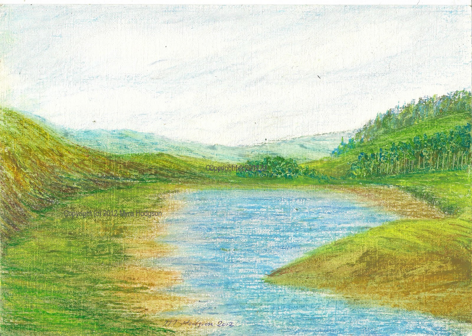 28+ Landscape Easy Oil Pastel Painting Pictures