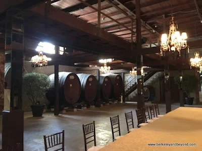 South Barrel Room at Inglenook winery in Rutherford, California