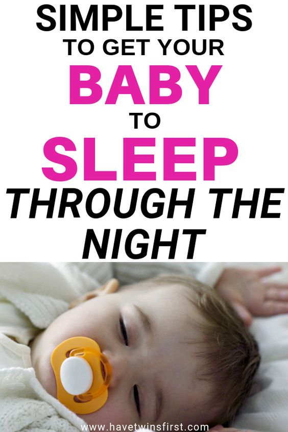 Baby Sleep Treatment How to get baby to sleep through the night when