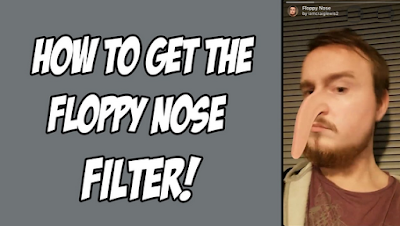 Floppy nose instagram filter | How to get floppy nose filters on Instagram