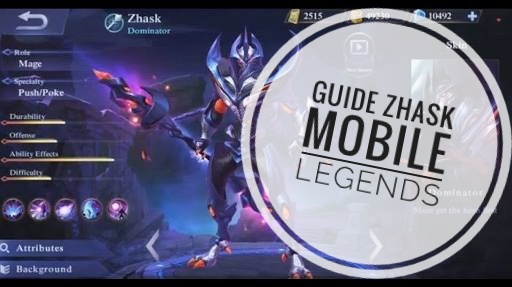 Guide Zhask Mobile legends Guide Zhask Mobile legends