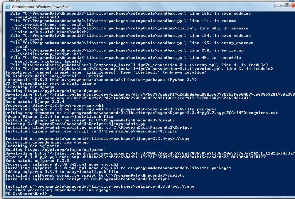 How To Install DJANGO in windows