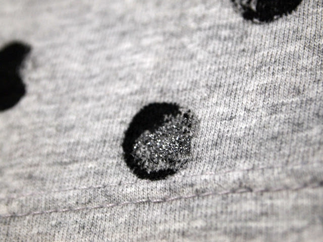 Petal by Petal: tutorial: subtle glitter dot t-shirt