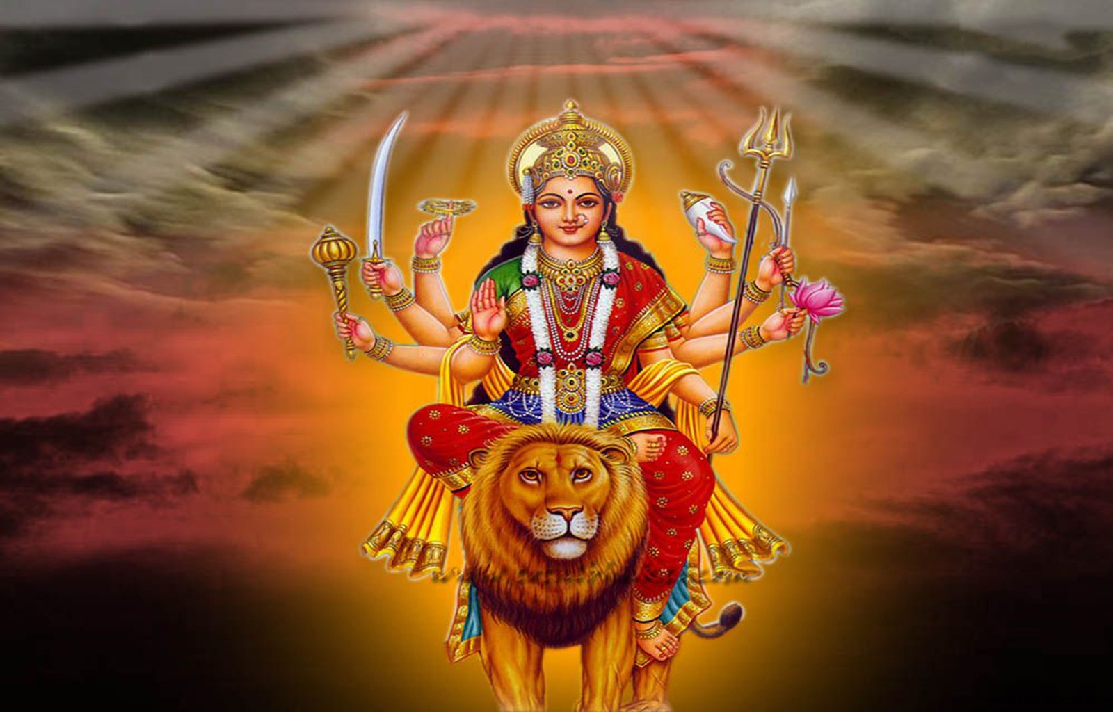 new goddesh hd wallpapers: durga maa hd desktop