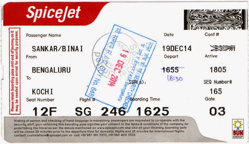 How Can I Print My Flight Ticket Spicejet To Kochi - On SpiceJet, for the last time?