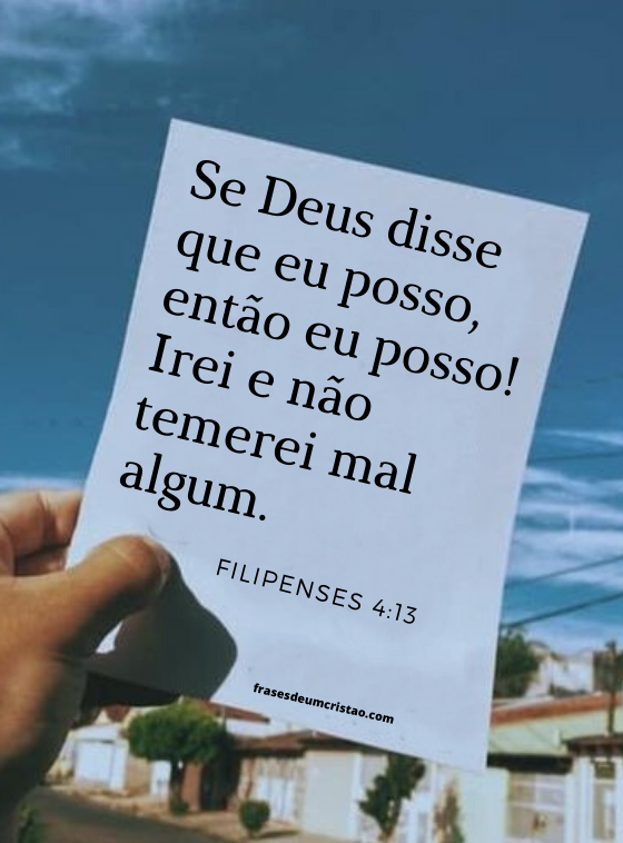 Se Deus Disse Que Eu Posso Então Eu Posso Se Deus disse que eu posso, então eu posso! Irei e não temerei mal