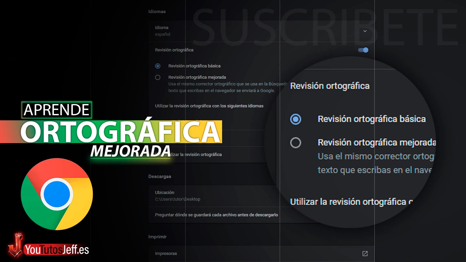 Como Activar Corrector Ortografico de Google Chrome