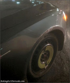 Flat tire on the Audi S5 | Picture property of www.BakingInATornado.com