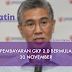 GKP 2.0 Akan Dibayar Bermula 30 November (Isnin)